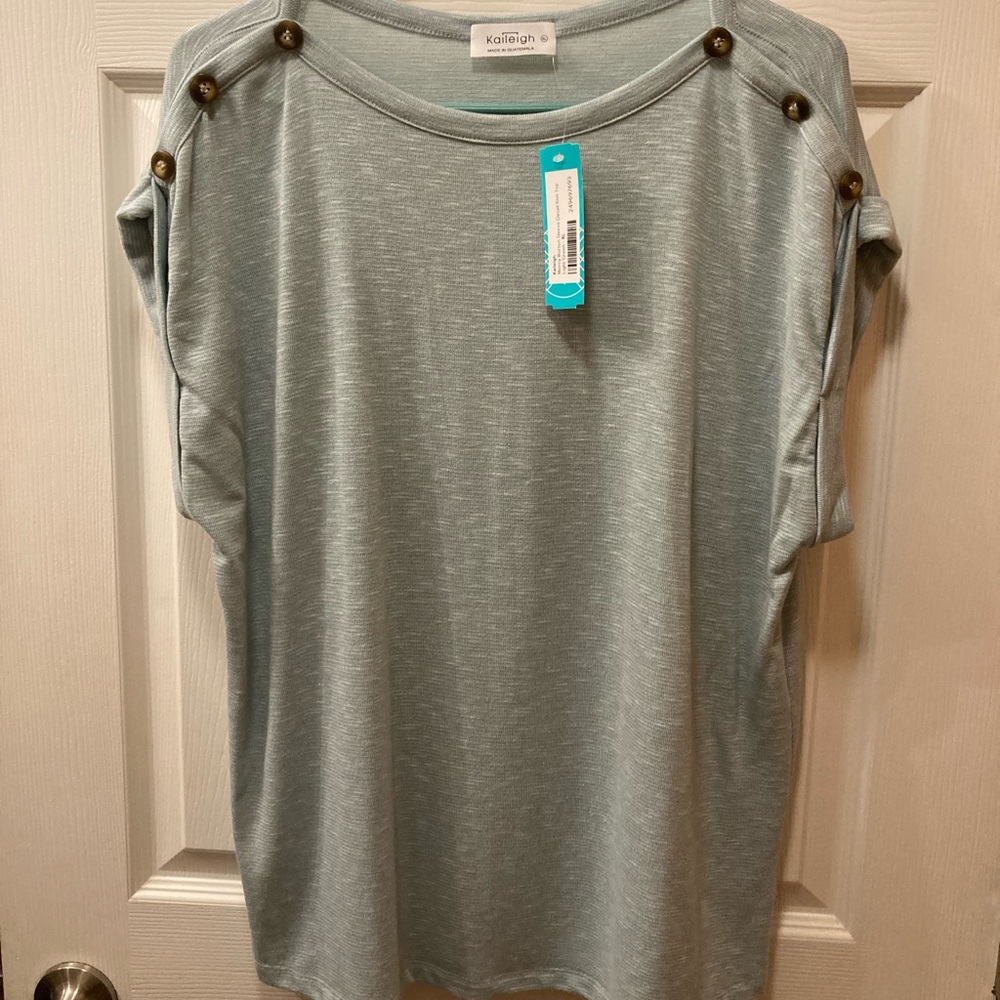 Stitch fix Kaleigh top mint green xl NWT